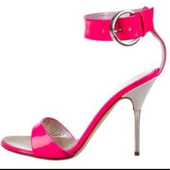 🎉Host Pick🎉NEW Giuseppe Zanotti Pink /Wh. Sandal - Picture 5 of 14